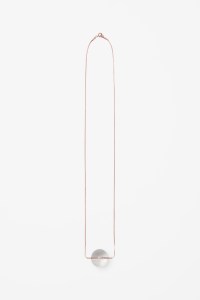 COS-Glass orb necklace